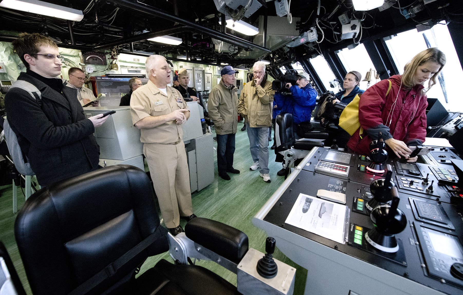 USS Sioux City commissioning tour